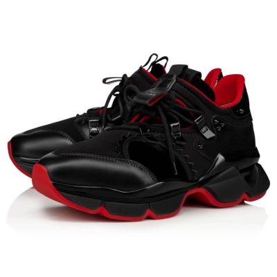 Zapatillas Red Runner Christian Louboutin Hombre - Negros - 3195279B287